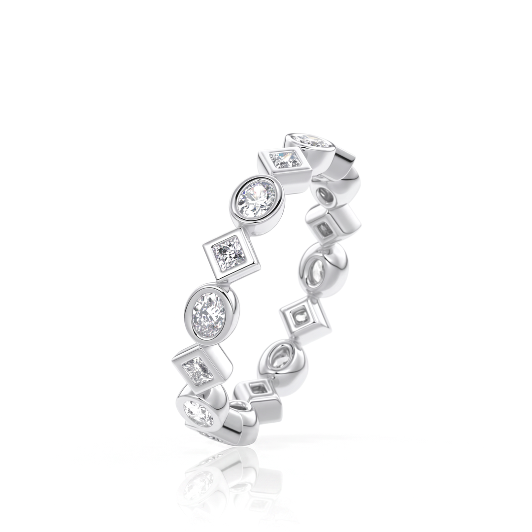 The Lace Oval Band #material_white