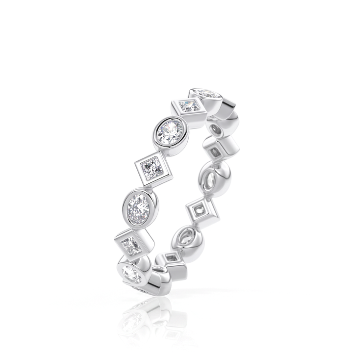 The Lace Oval Band #material_white